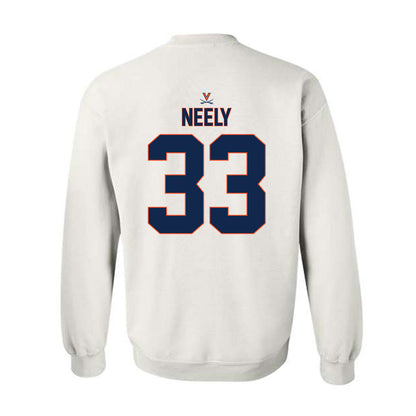 Virginia - NCAA Baseball : Bryce Neely - Replica Shersey Crewneck Sweatshirt-1