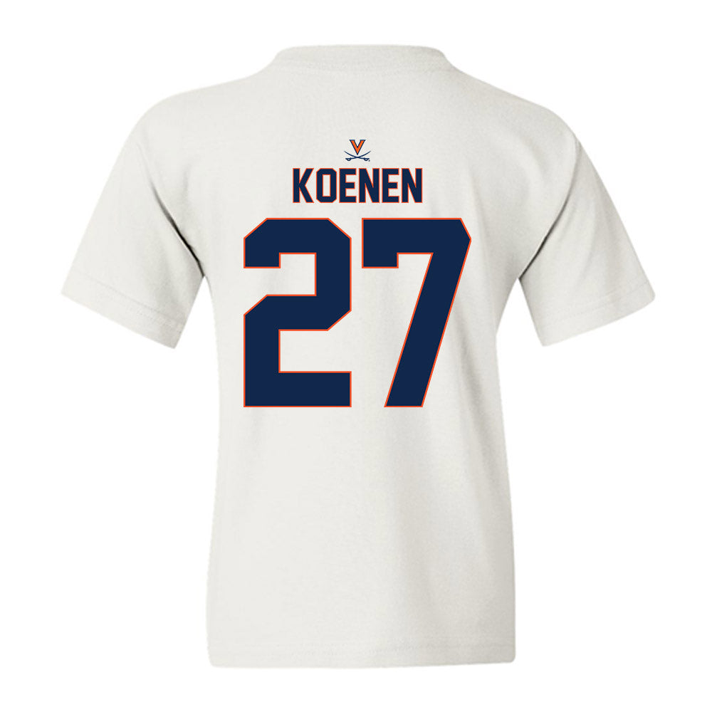 Virginia - NCAA Baseball : Drew Koenen - Replica Shersey Youth T-Shirt-1