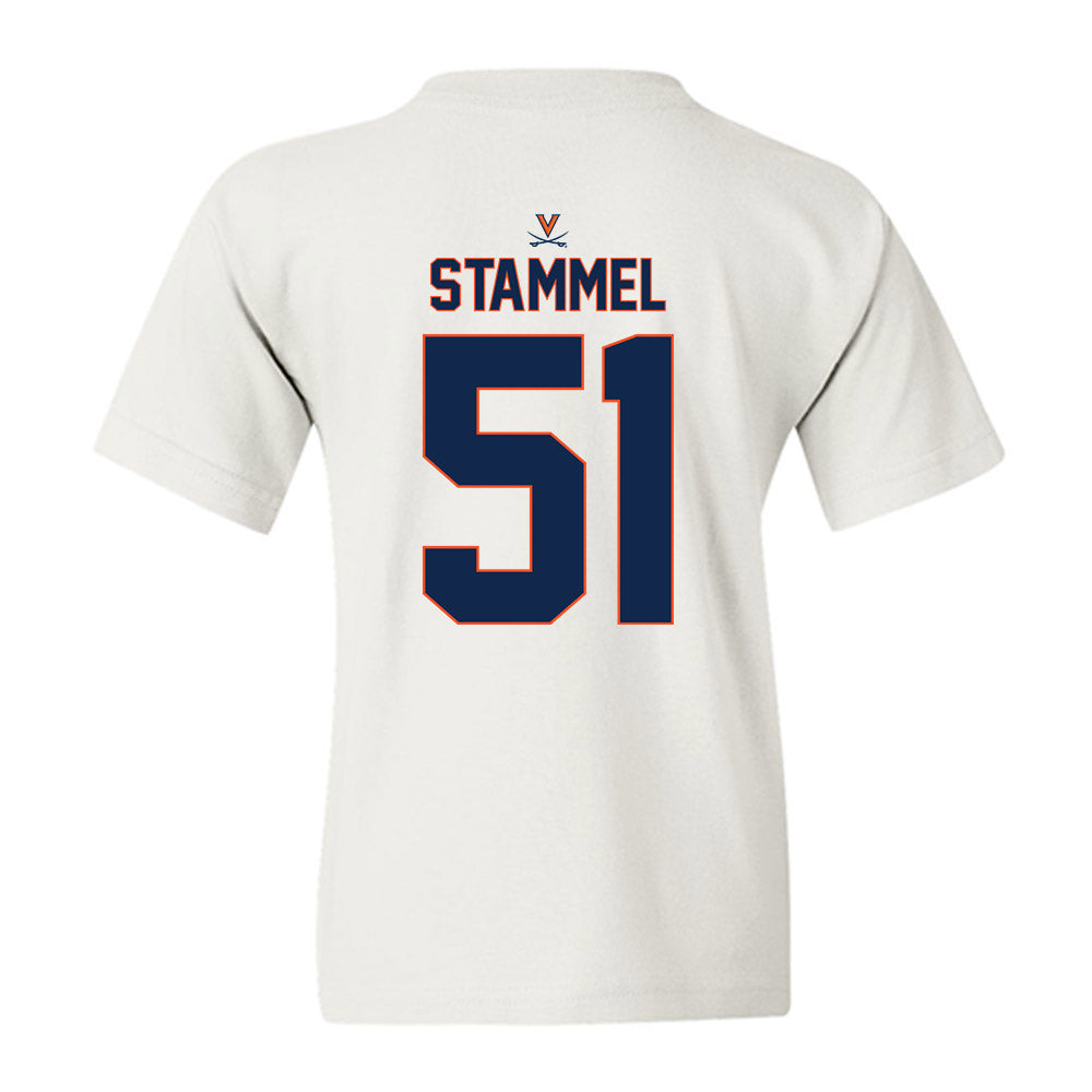 Virginia - NCAA Baseball : Max Stammel - Replica Shersey Youth T-Shirt-1