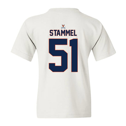 Virginia - NCAA Baseball : Max Stammel - Replica Shersey Youth T-Shirt-1