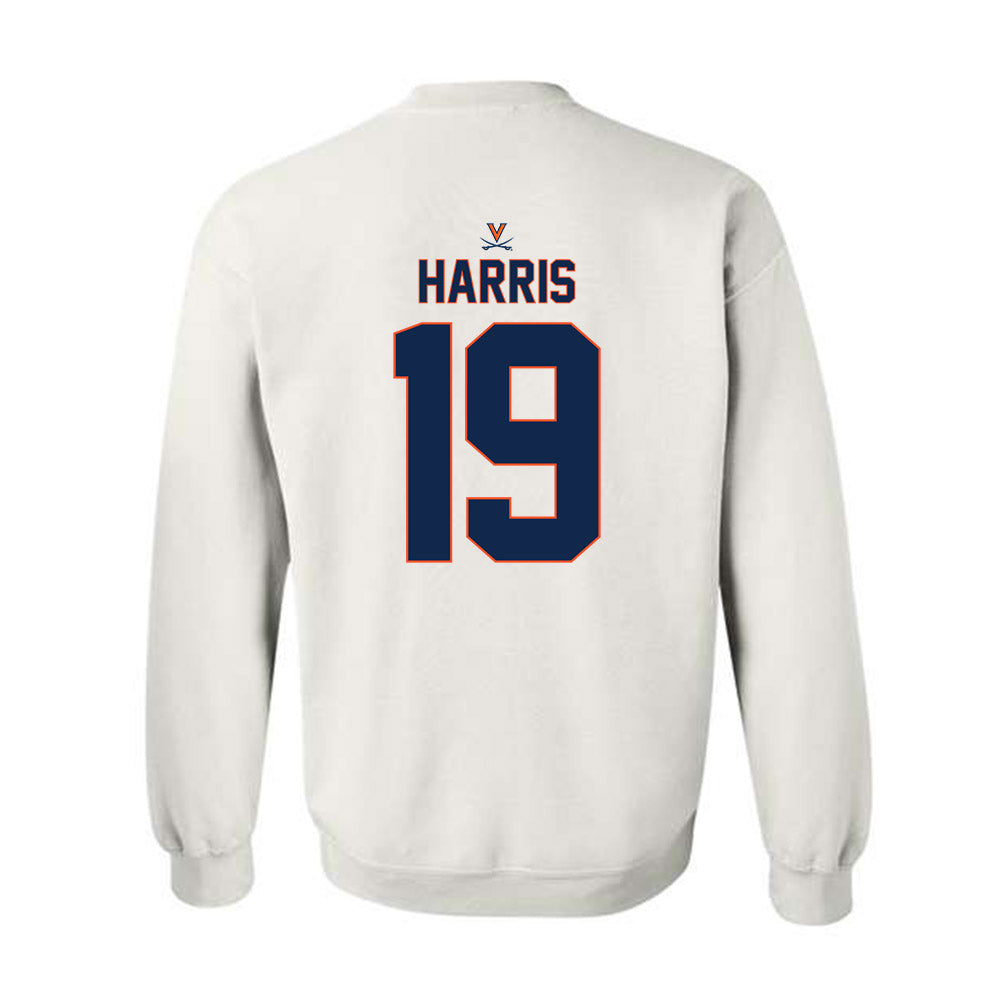 Virginia - NCAA Baseball : Aiden Harris - Replica Shersey Crewneck Sweatshirt-1