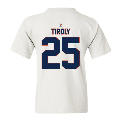 Virginia - NCAA Baseball : Joe Tiroly - Replica Shersey Youth T-Shirt-1