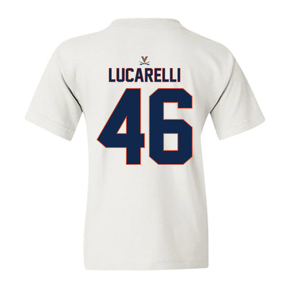Virginia - NCAA Baseball : Christian Lucarelli - Replica Shersey Youth T-Shirt-1