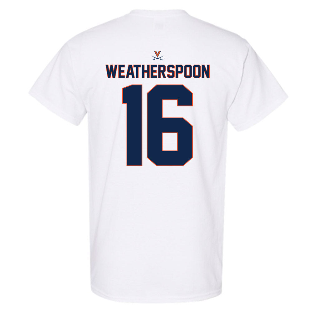 Virginia - NCAA Baseball : Jake Weatherspoon - Replica Shersey T-Shirt-1
