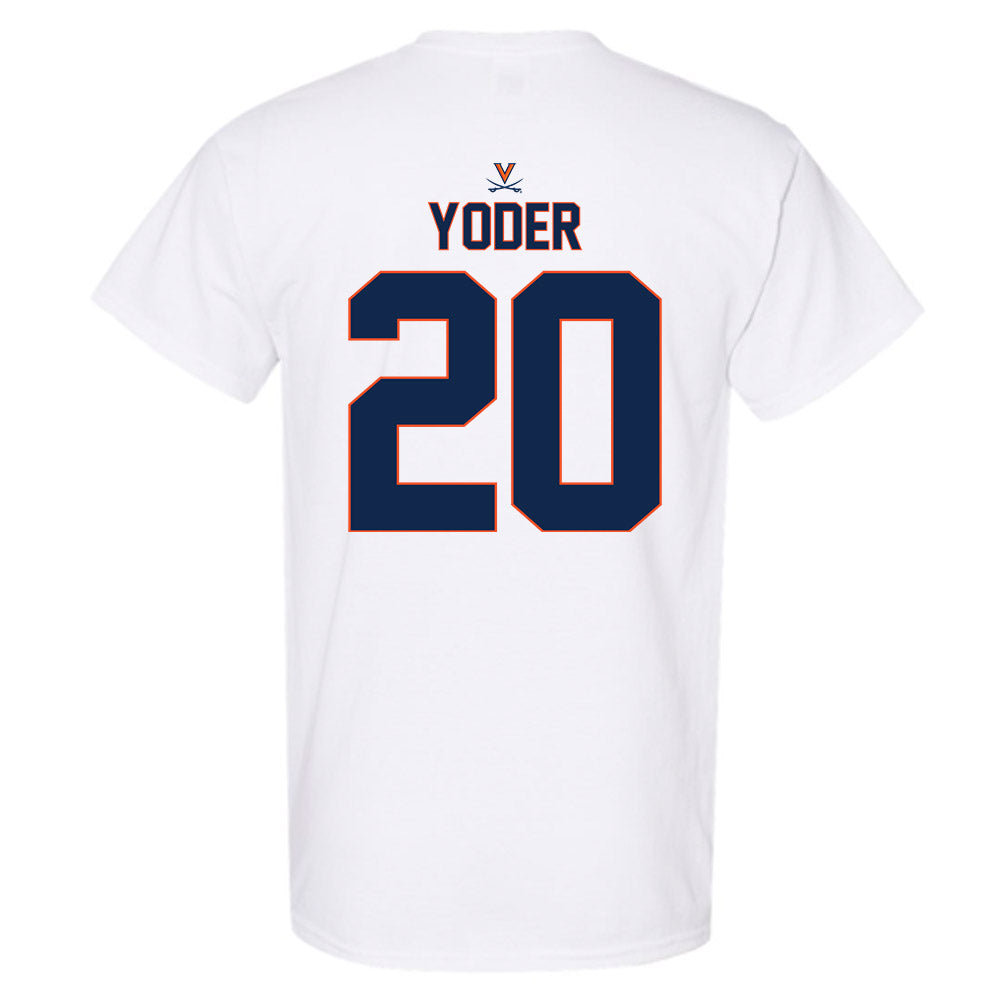 Virginia - NCAA Baseball : Noah Yoder - Replica Shersey T-Shirt-1