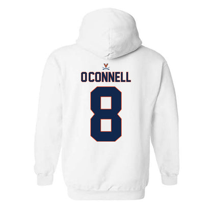 Virginia - NCAA Baseball : Thomas O'Connell - Replica Shersey Hooded Sweatshirt-1