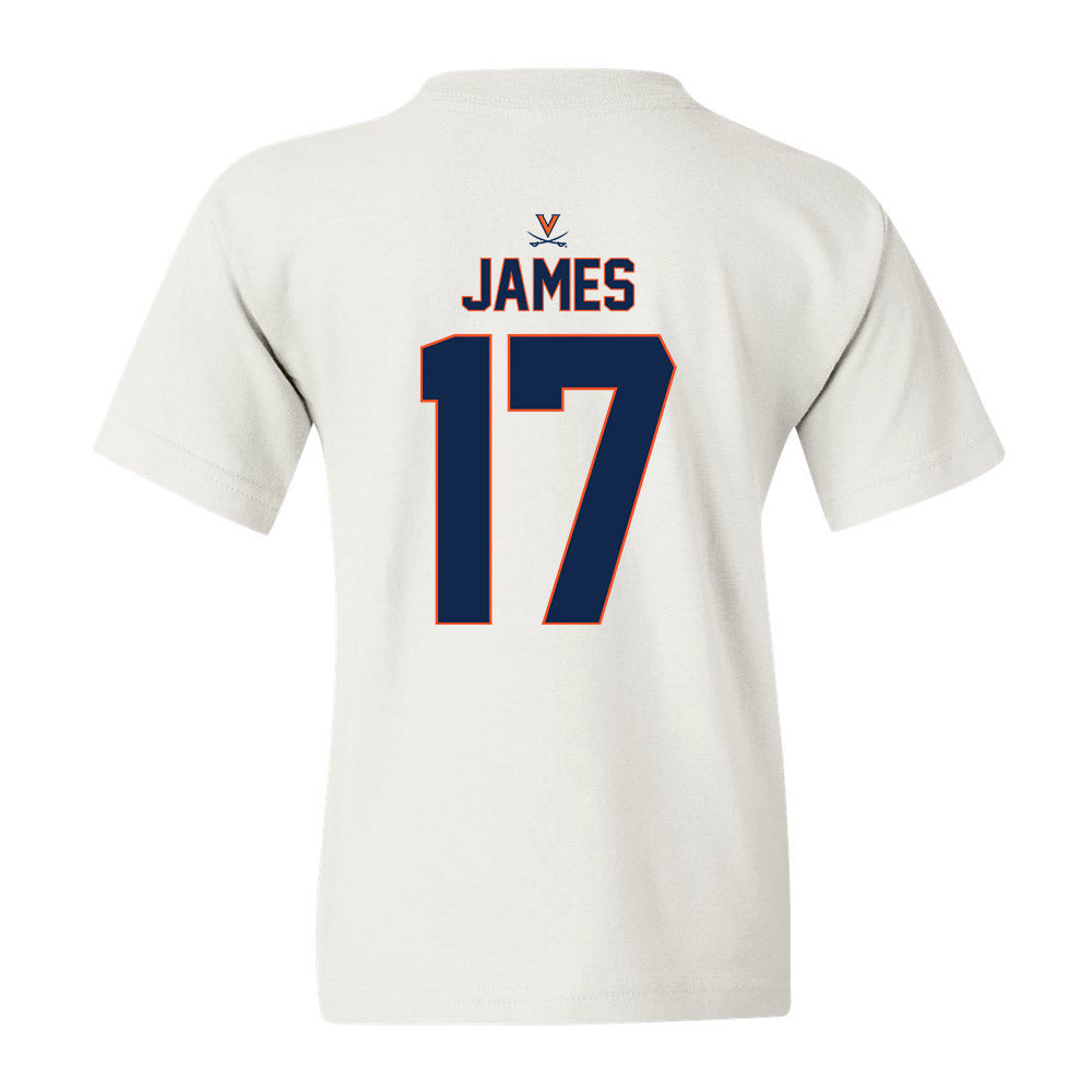 Virginia - NCAA Baseball : Chone James - Replica Shersey Youth T-Shirt