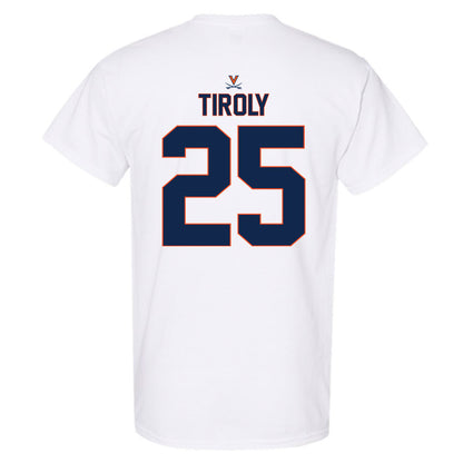 Virginia - NCAA Baseball : Joe Tiroly - Replica Shersey T-Shirt-1