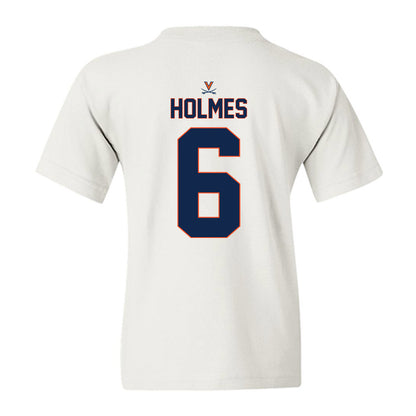 Virginia - NCAA Baseball : RJ Holmes - Replica Shersey Youth T-Shirt-1