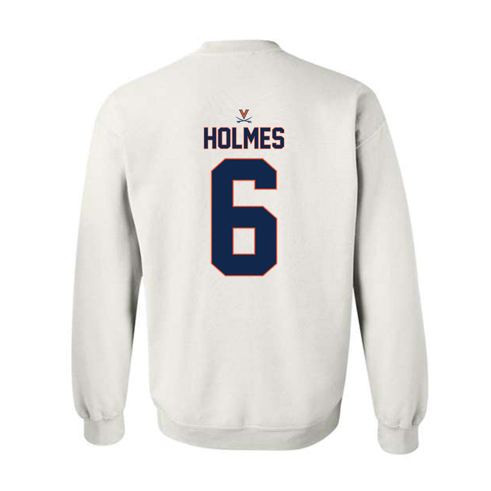 Virginia - NCAA Baseball : RJ Holmes - Replica Shersey Crewneck Sweatshirt-1