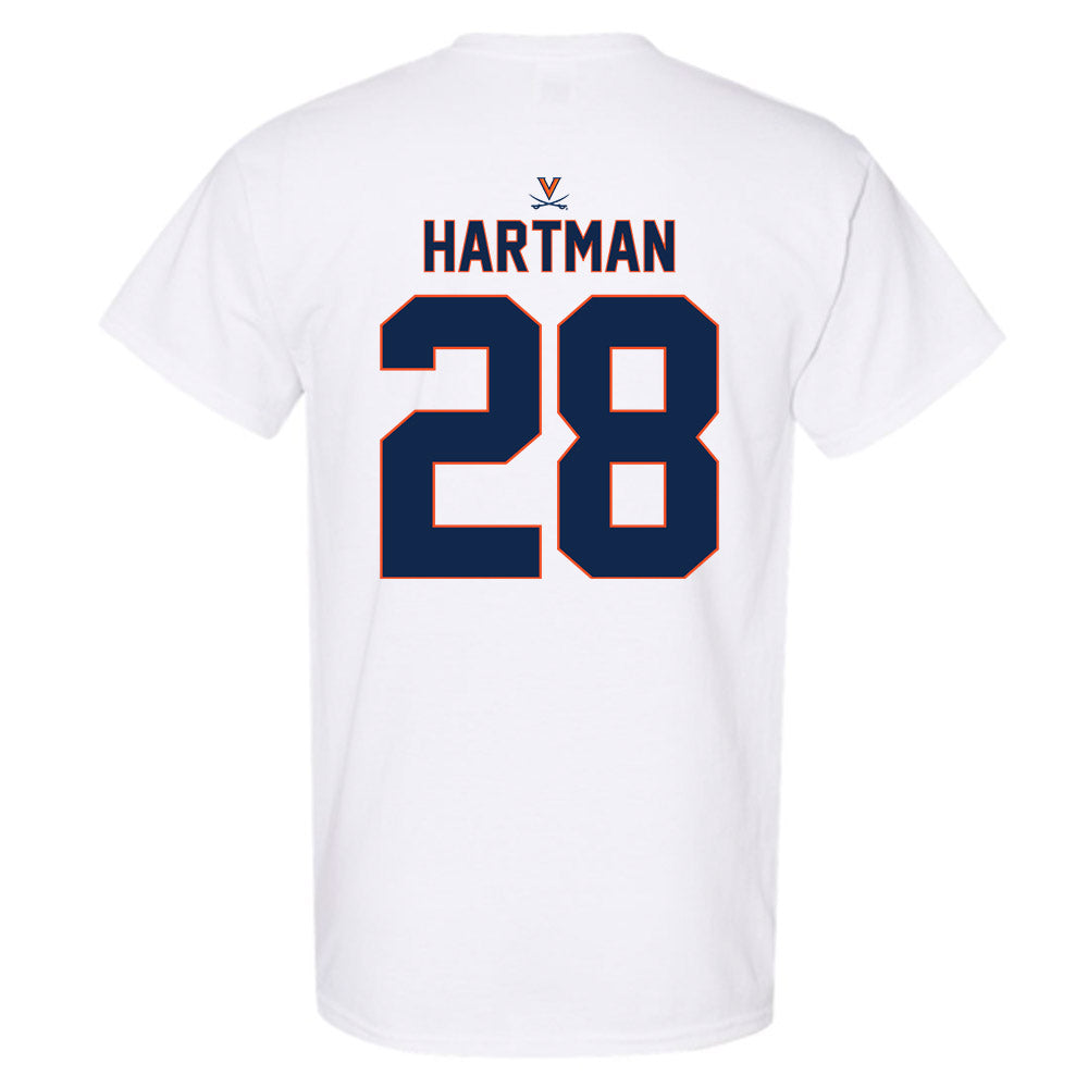 Virginia - NCAA Baseball : Lucas Hartman - Replica Shersey T-Shirt-1