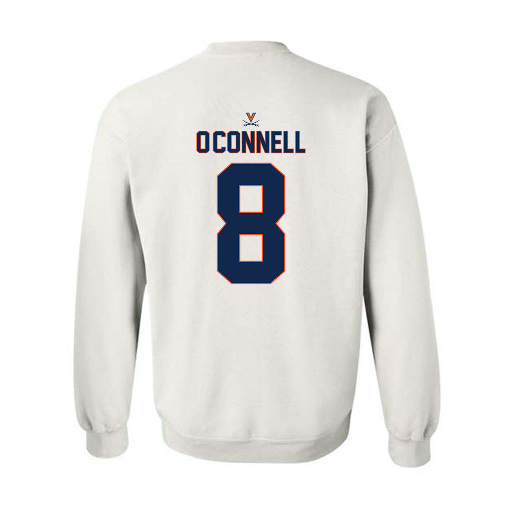 Virginia - NCAA Baseball : Thomas O'Connell - Replica Shersey Crewneck Sweatshirt-1