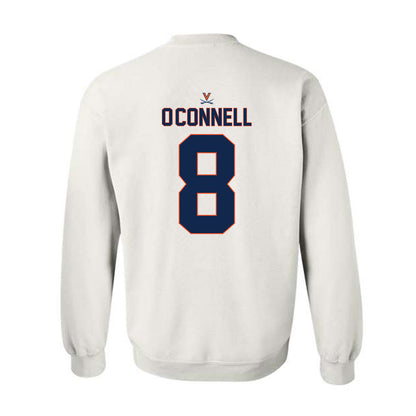 Virginia - NCAA Baseball : Thomas O'Connell - Replica Shersey Crewneck Sweatshirt-1