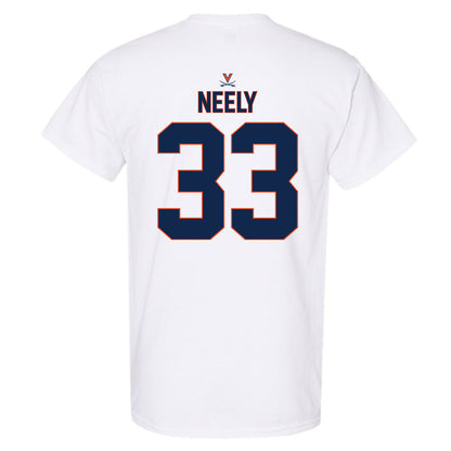 Virginia - NCAA Baseball : Bryce Neely - Replica Shersey T-Shirt-1