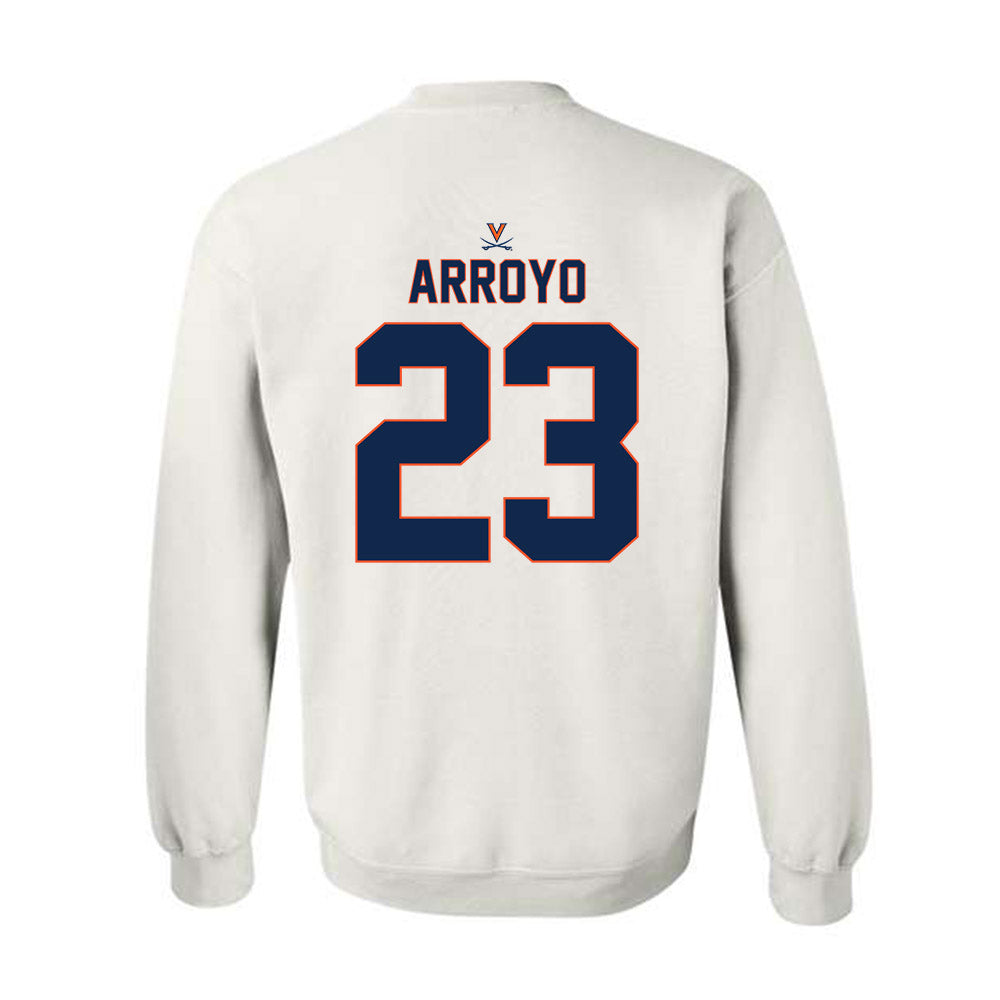 Virginia - NCAA Baseball : Chris Arroyo - Replica Shersey Crewneck Sweatshirt