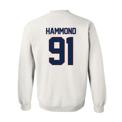 Virginia - NCAA Football : Jason Hammond - Replica Shersey Crewneck Sweatshirt