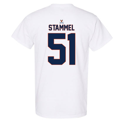 Virginia - NCAA Baseball : Max Stammel - Replica Shersey T-Shirt-1