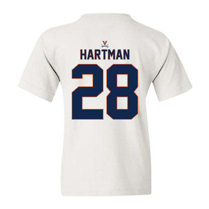 Virginia - NCAA Baseball : Lucas Hartman - Replica Shersey Youth T-Shirt-1