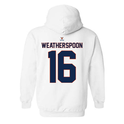 Virginia - NCAA Baseball : Jake Weatherspoon - Replica Shersey Hooded Sweatshirt-1