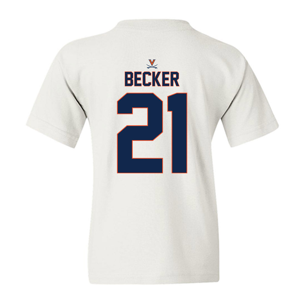 Virginia - NCAA Baseball : Eric Becker - Replica Shersey Youth T-Shirt-1
