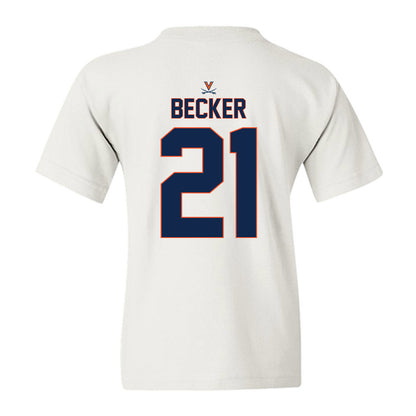 Virginia - NCAA Baseball : Eric Becker - Replica Shersey Youth T-Shirt-1
