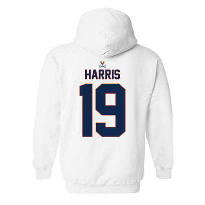Virginia - NCAA Baseball : Aiden Harris - Replica Shersey Hooded Sweatshirt-1