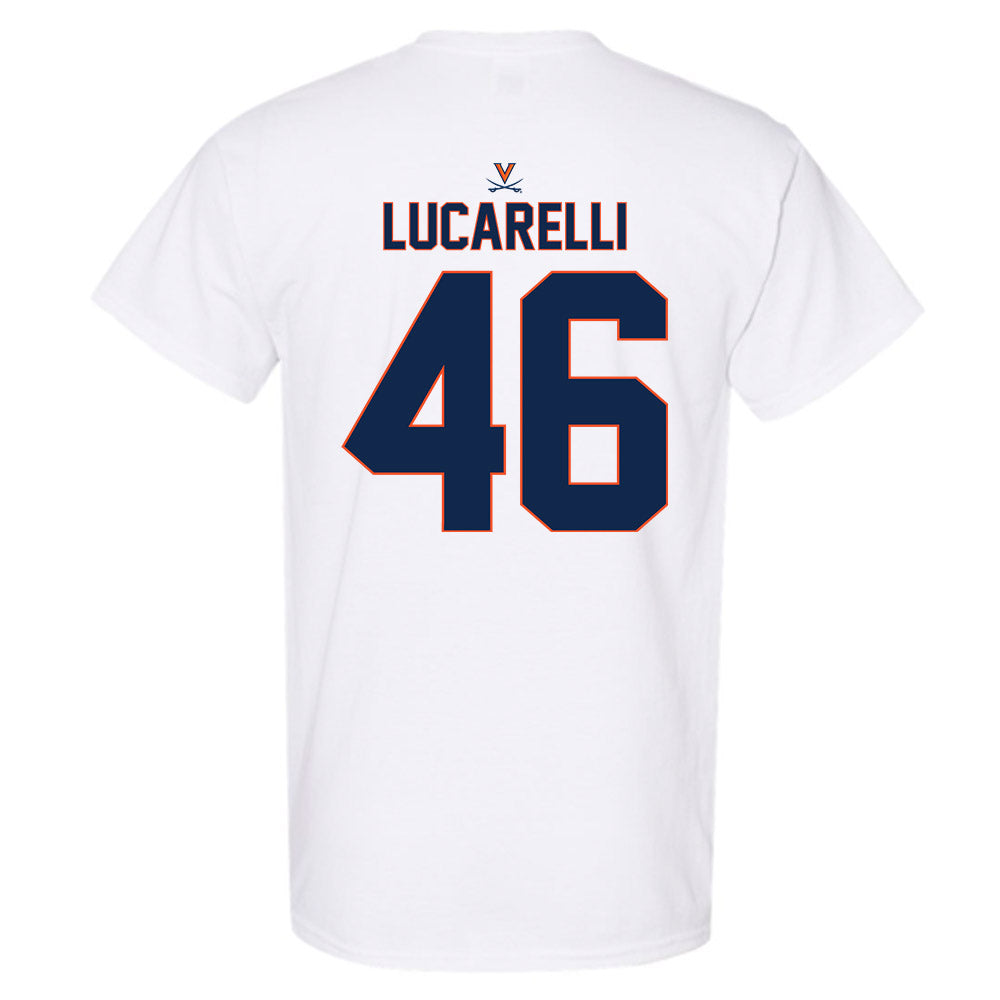 Virginia - NCAA Baseball : Christian Lucarelli - Replica Shersey T-Shirt-1