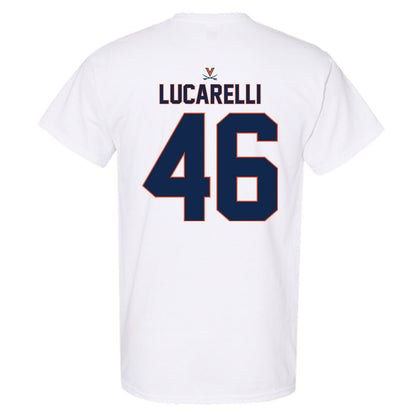 Virginia - NCAA Baseball : Christian Lucarelli - Replica Shersey T-Shirt-1
