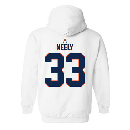 Virginia - NCAA Baseball : Bryce Neely - Replica Shersey Hooded Sweatshirt-1