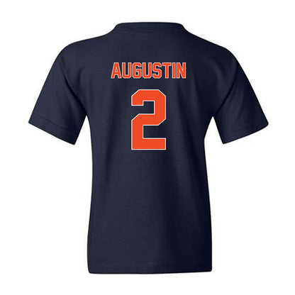 Virginia - NCAA Baseball : Matt Augustin - Replica Shersey Youth T-Shirt-1