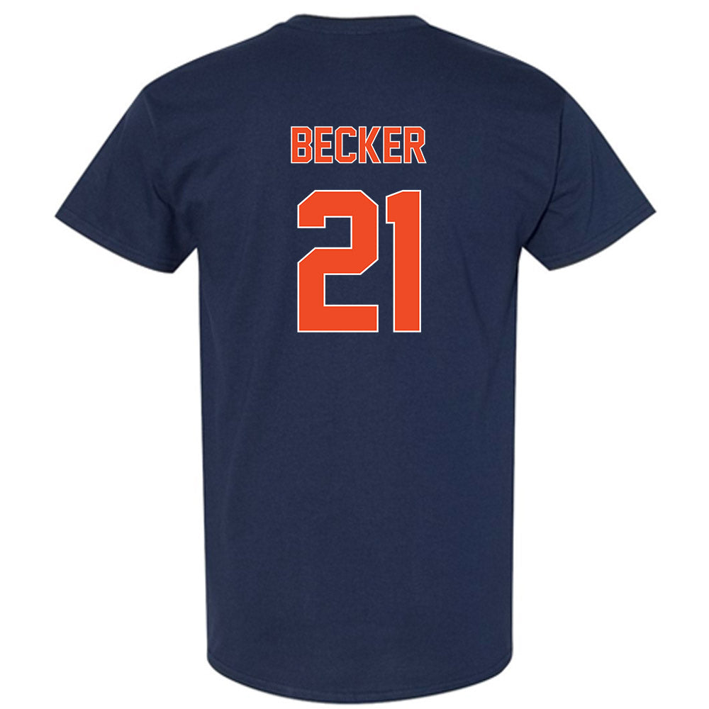 Virginia - NCAA Baseball : Eric Becker - Replica Shersey T-Shirt-1