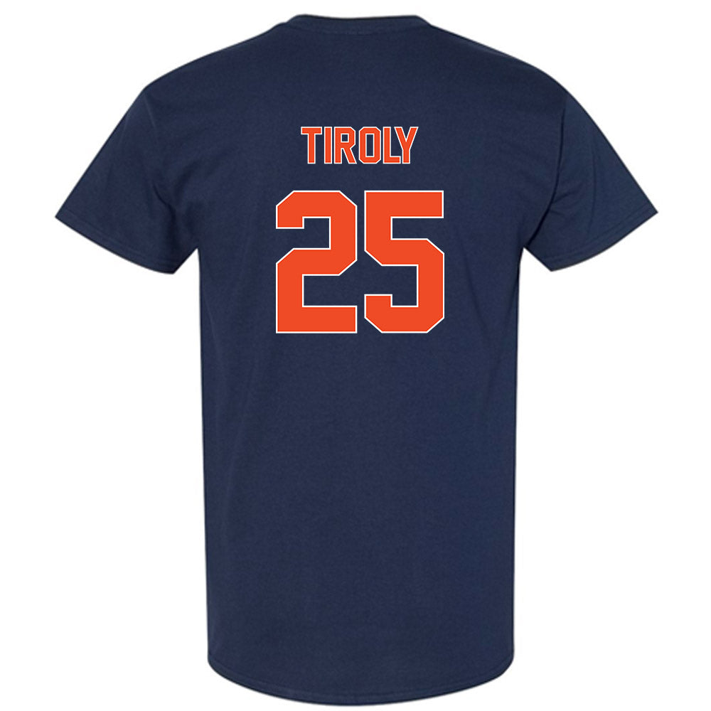 Virginia - NCAA Baseball : Joe Tiroly - Replica Shersey T-Shirt-1