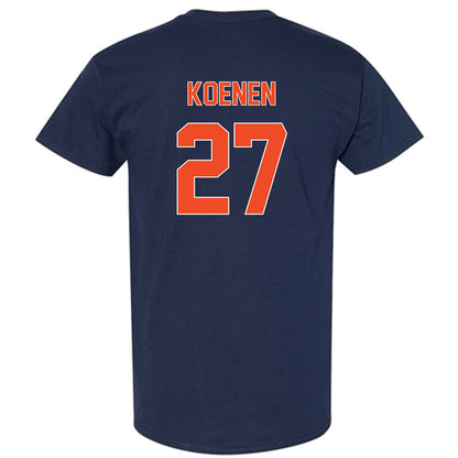 Virginia - NCAA Baseball : Drew Koenen - Replica Shersey T-Shirt-1
