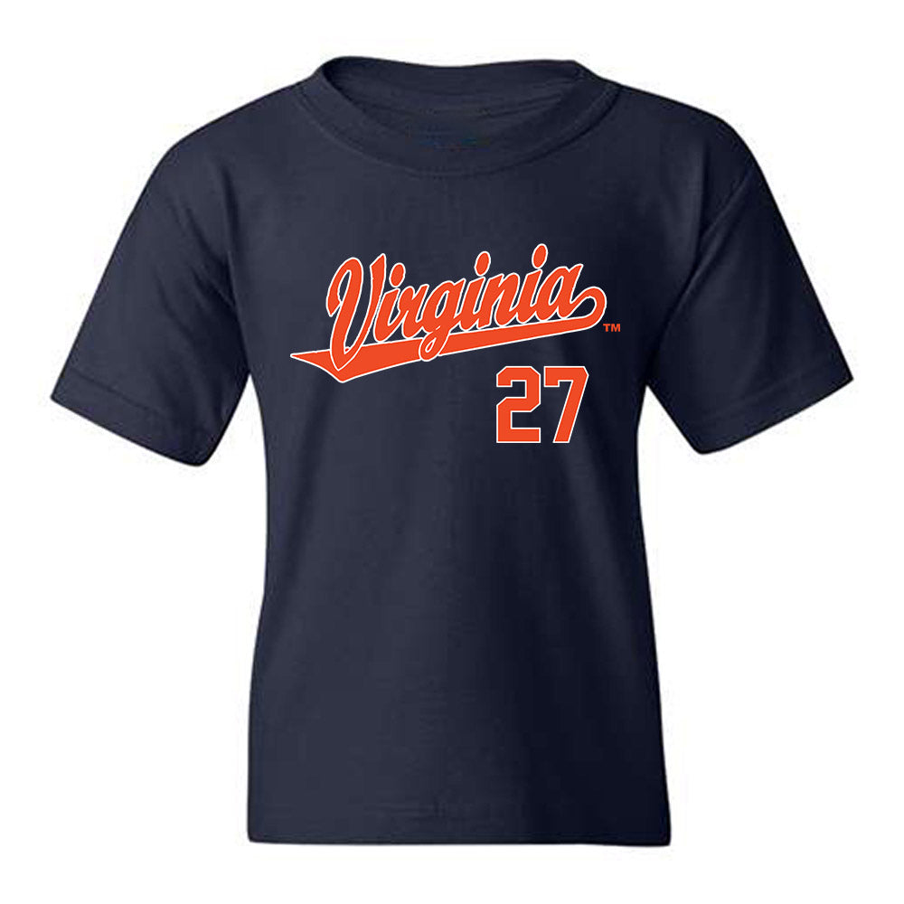 Virginia - NCAA Baseball : Drew Koenen - Replica Shersey Youth T-Shirt-0
