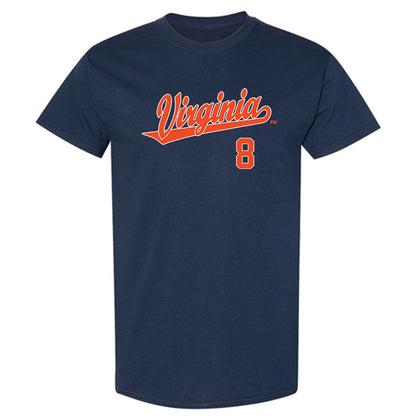 Virginia - NCAA Baseball : Thomas O'Connell - Replica Shersey T-Shirt-0
