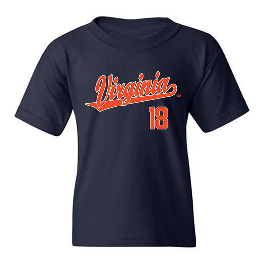 Virginia - NCAA Baseball : Sam Harris - Replica Shersey Youth T-Shirt-0