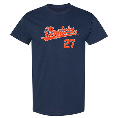 Virginia - NCAA Baseball : Drew Koenen - Replica Shersey T-Shirt-0