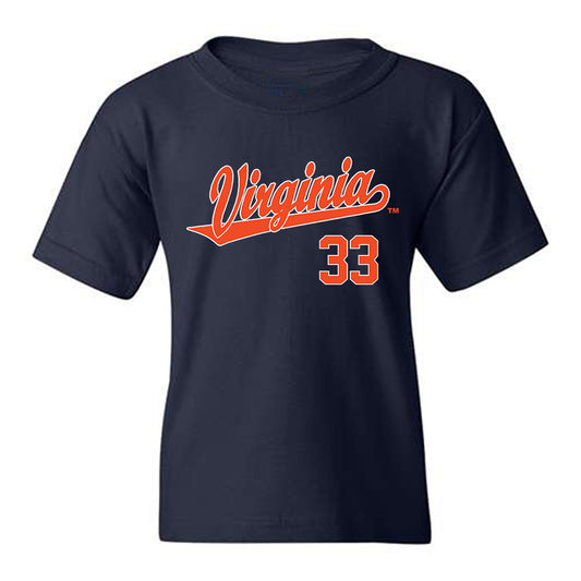 Virginia - NCAA Baseball : Bryce Neely - Replica Shersey Youth T-Shirt-0