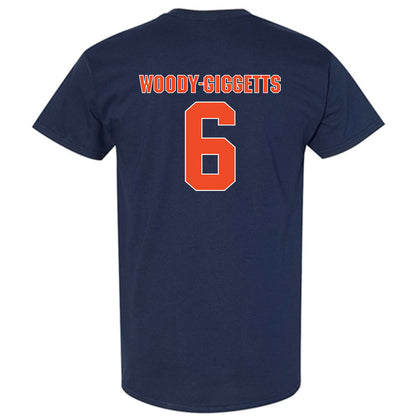 Virginia - NCAA Softball : Kamyria Woody-Giggetts - Replica Shersey T-Shirt-1