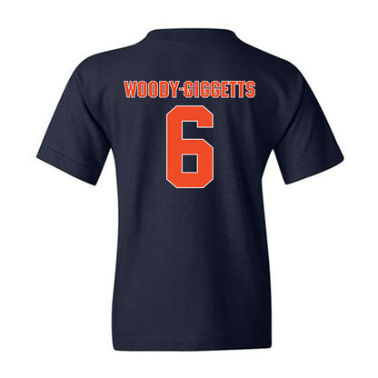Virginia - NCAA Softball : Kamyria Woody-Giggetts - Replica Shersey Youth T-Shirt-1