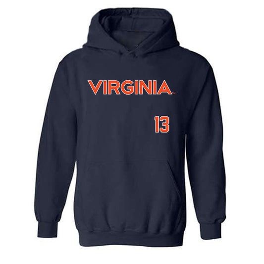 Virginia - NCAA Softball : Taylor Smith - Replica Shersey Hooded Sweatshirt-0
