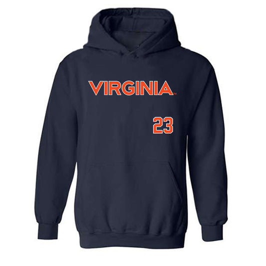 Virginia - NCAA Softball : Julia Cuozzo - Replica Shersey Hooded Sweatshirt-0