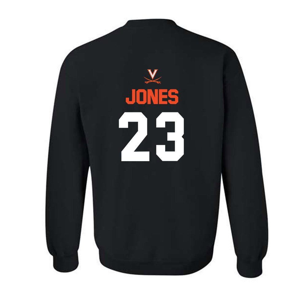Virginia - NCAA Football : Jaylen Jones - Crewneck Sweatshirt-1