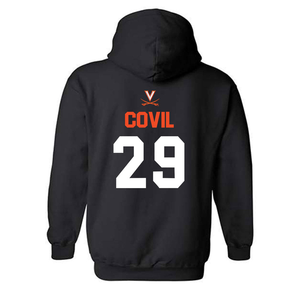 Virginia - NCAA Football : Jayden Covil - Hooded Sweatshirt-1