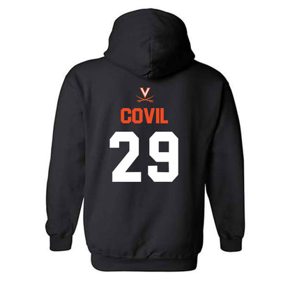Virginia - NCAA Football : Jayden Covil - Hooded Sweatshirt-1