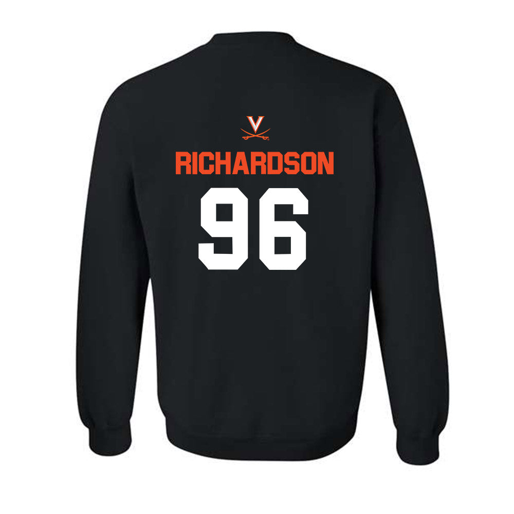Virginia - NCAA Football : JaySean Richardson - Crewneck Sweatshirt-1