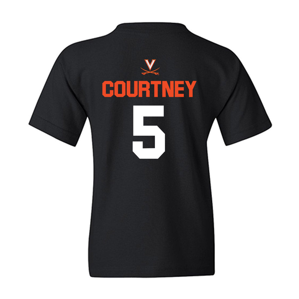 Virginia - NCAA Football : Kameron Courtney - Youth T-Shirt-1