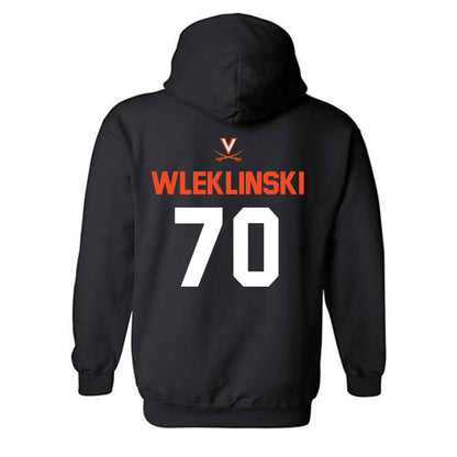 Virginia - NCAA Football : Dane Wleklinski - Hooded Sweatshirt-1
