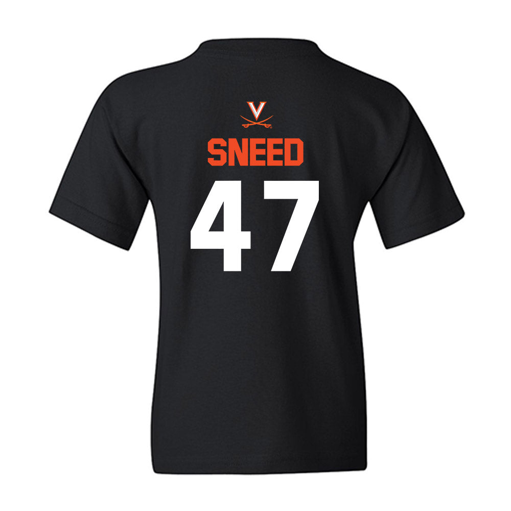 Virginia - NCAA Football : Gabe Sneed - Youth T-Shirt-1