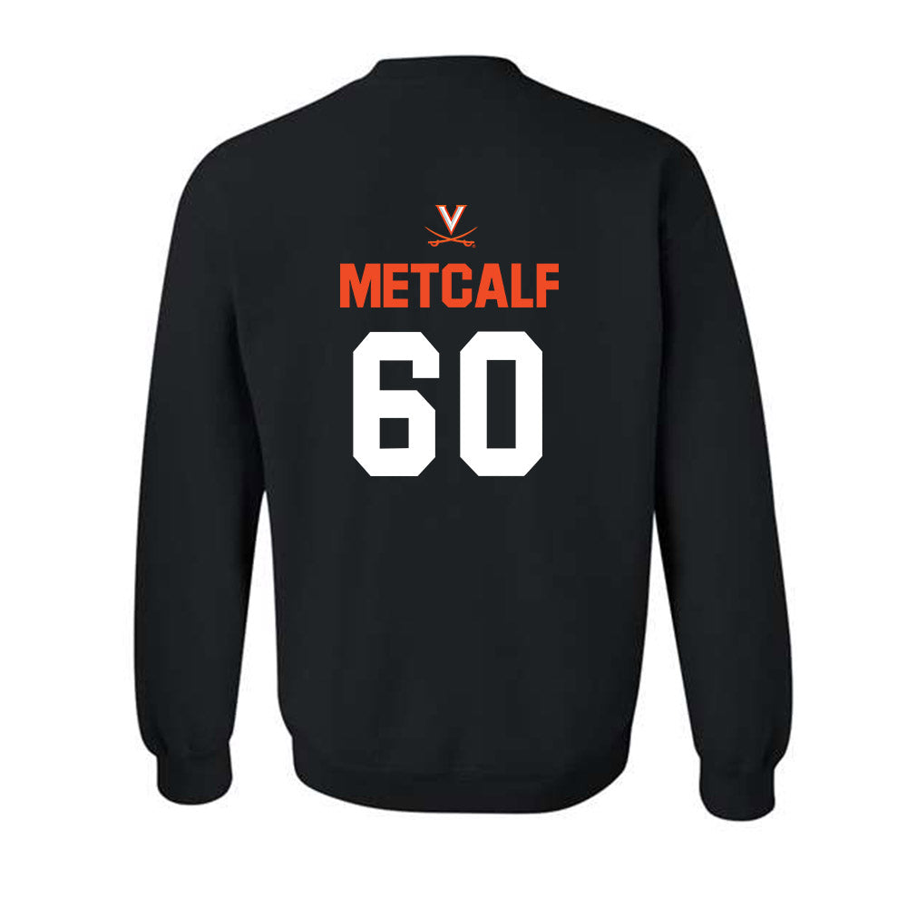 Virginia - NCAA Football : Drake Metcalf - Crewneck Sweatshirt-1